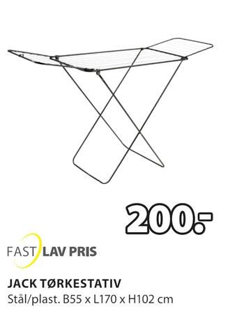 JYSK Jack tørkestativ tilbud