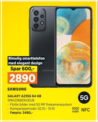 POWER Galaxy a235g 64 gb tilbud