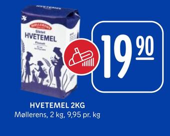 Rema 1000 Hvetemel 2kg tilbud