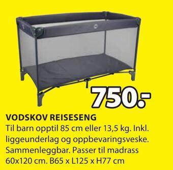 JYSK Vodskov reiseseng tilbud