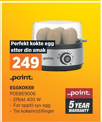 POWER Eggkoker tilbud