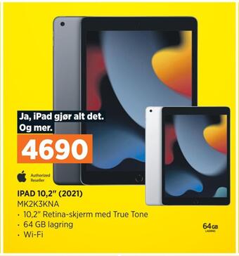 POWER Ipad 10,2 (2021) tilbud