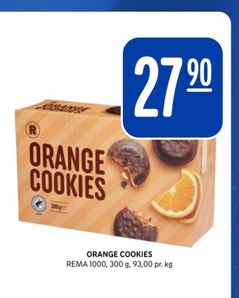 Rema 1000 Orange cookies tilbud