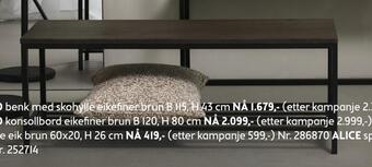 Bohus Mondo benk tilbud