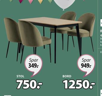 JYSK Vasby stol tilbud