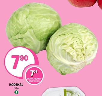 Coop Extra Hodekål tilbud