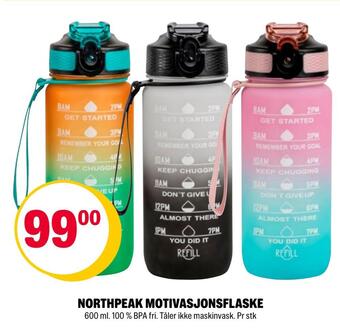 Coop Extra Northpeak motivasjonsflaske tilbud
