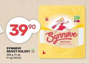 Coop Marked Synnøve skivet gulost tilbud
