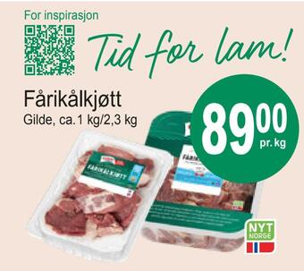 Joker Fårikålkjøtt tilbud