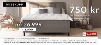 Skeidar Wonderland sensitive 400 kontinental tilbud