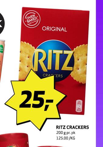 Bunnpris Ritz crackers tilbud