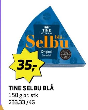 Bunnpris Tine selbu blå tilbud