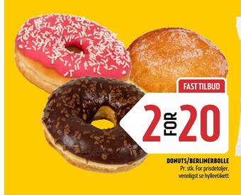 Coop Prix Donuts/berlinerbolle tilbud