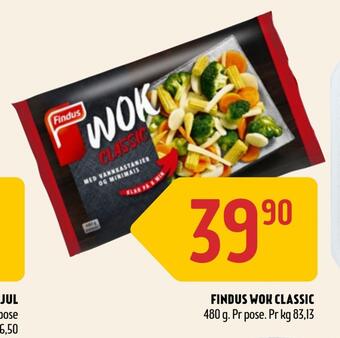 Coop Prix Findus wok classic tilbud