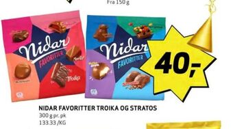 Bunnpris Favoritter sjokoladepose tilbud