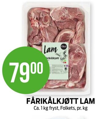 Kiwi Folkets fårikålkjøtt tilbud