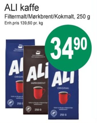 Joker Ali kaffe formalet tilbud