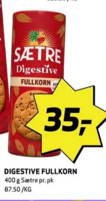 Bunnpris Digestive kjeks tilbud