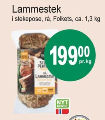 Joker Folkets lammestek tilbud