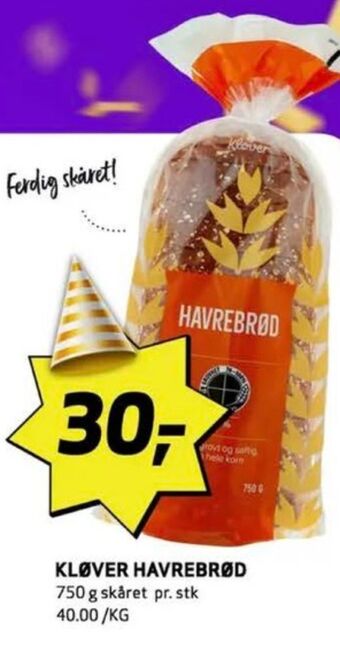 Bunnpris Kløver brød tilbud