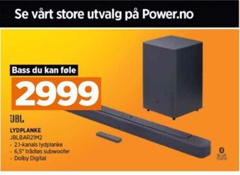 POWER Jbl soundbar tilbud