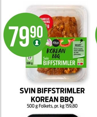 Kiwi Folkets biffstrimler tilbud