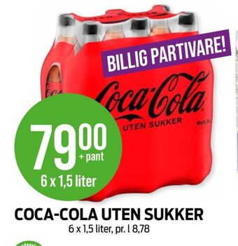 Kiwi Coca-cola zero brus tilbud