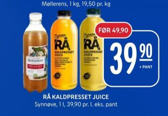 Rema 1000 Rå juice tilbud