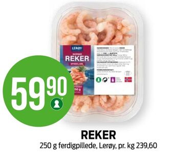 Kiwi Lerøy reker tilbud