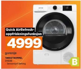 POWER Gorenje tørketrommel tilbud