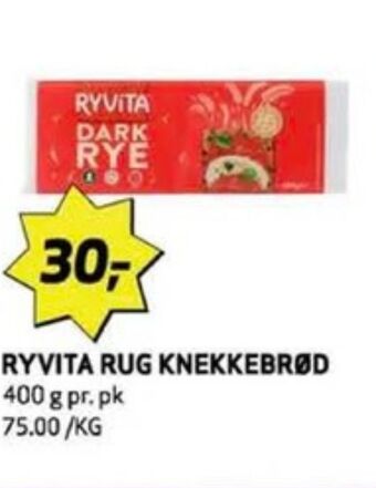 Bunnpris Ryvita knekkebrød tilbud