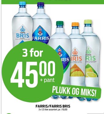 Kiwi Farris mineralvann tilbud