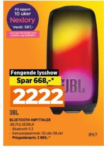 POWER Jbl høyttaler tilbud