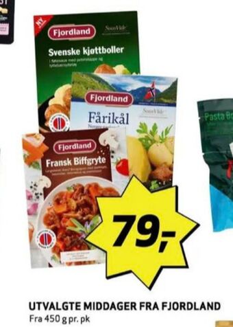 Bunnpris Fjordland ferdigretter tilbud