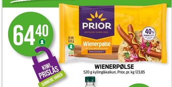 Kiwi Prior wienerpølser tilbud