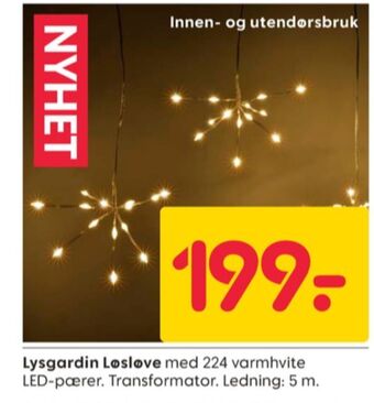 Rusta Ukjent lysslynge tilbud