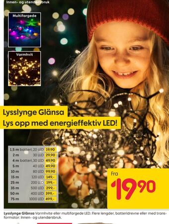 Rusta Ukjent lysslynge tilbud