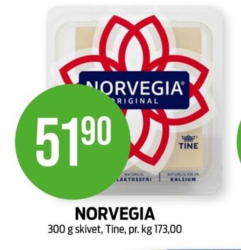 Kiwi Norvegia skiveost tilbud