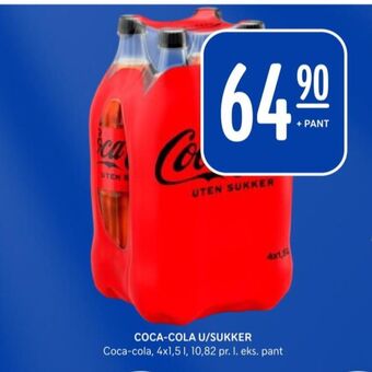 Rema 1000 Coca-cola zero brus tilbud