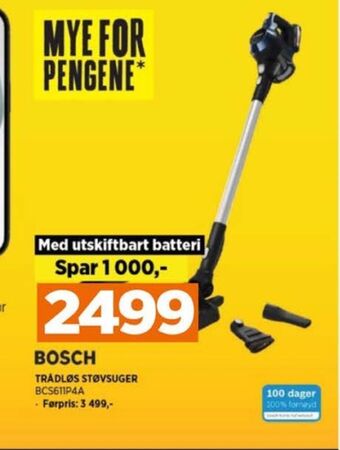 POWER Bosch støvsuger tilbud