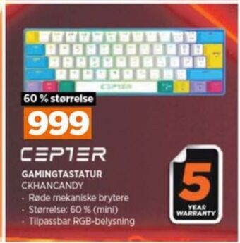 POWER Cepter tastatur tilbud