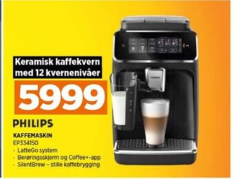 POWER Philips espressomaskin tilbud