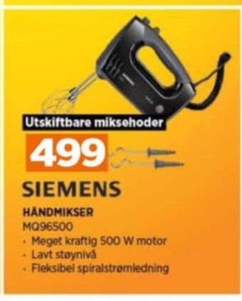 POWER Siemens håndmikser tilbud