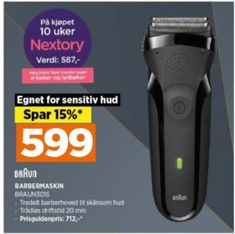 POWER Braun barbermaskin tilbud
