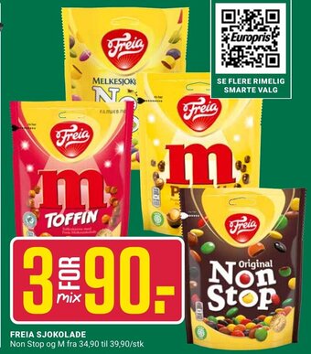 Europris FREIA SJOKOLADE tilbud