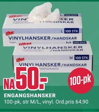 Europris ENGANGSHANSKER tilbud