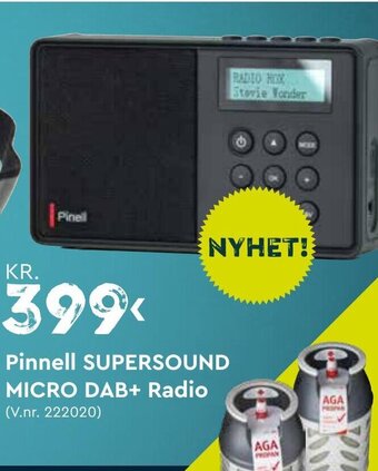 Mekk Pinnell SUPERSOUND MICRO DAB+ Radio tilbud