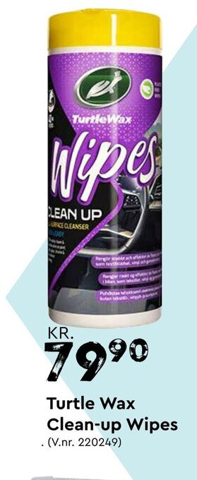 Mekk Turtle Wax Clean-up Wipes tilbud