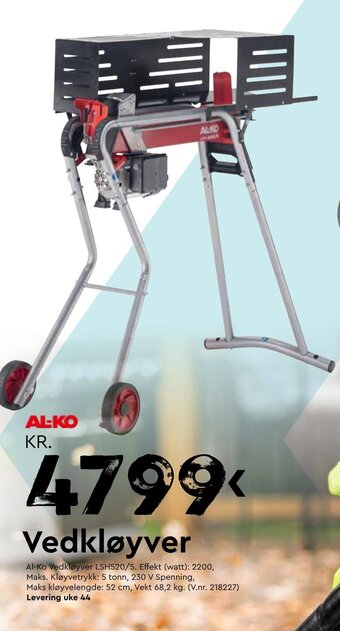 Mekk Vedkløyver tilbud