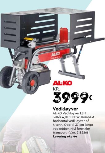 Mekk AL-KO Vedkløyver tilbud